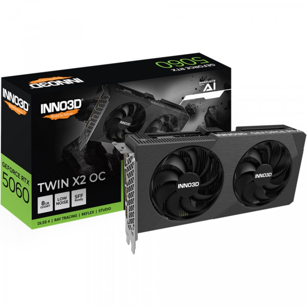 GeForce RTX5060 Inno3D TWIN X2 OC V2, 8GB GDDR7, 128bit, PCI Express 5.0