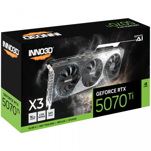 GeForce RTX5070 Ti Inno3D X3, 16GB GDDR7, 256bit, PCI Express 5.0