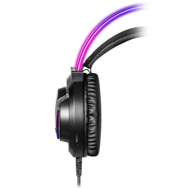 Ігрова гарнітура Defender Flame RGB, провід 2 м, чорна