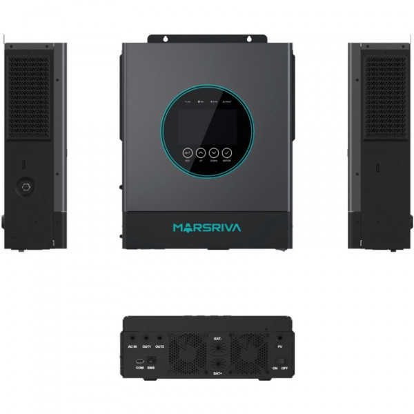 Інвертор Marsriva OFF-G 5.0 kW 230V RS232/RS485 CE PF1 VOL VM III 5,0 кВт TWIN-24 V, з Wi-Fi