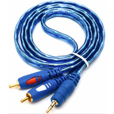Кабель AUX Audio TRS - RCAx2 M/M 1.5м Premium