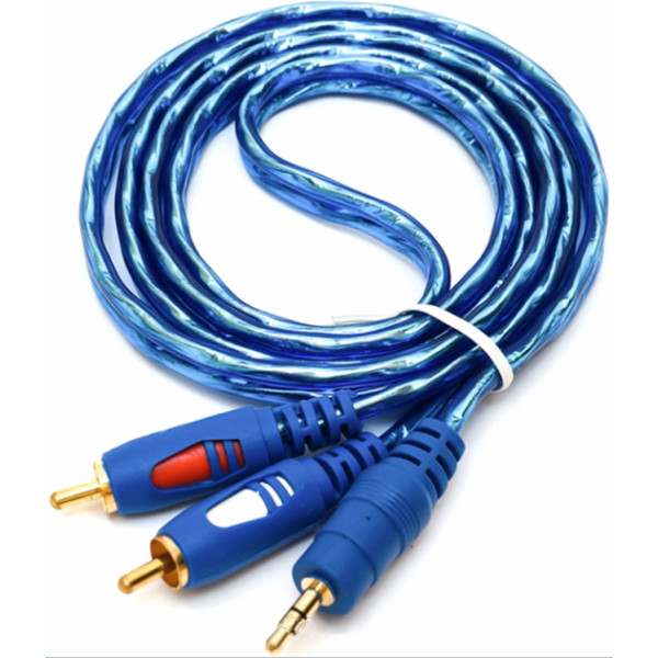 Кабель AUX Audio TRS - RCAx2 M/M 1.5м Premium