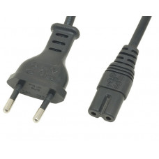 Кабель живлення 220В 1.5 м, 0,5мм2 IEC-C7 (для аудіо-відео техніки)