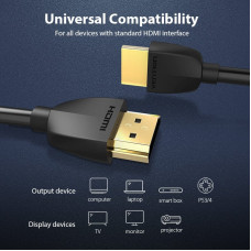 Кабель HDMI M - M, 1.0 м, V2.0, 4K 60Гц PVC Vention