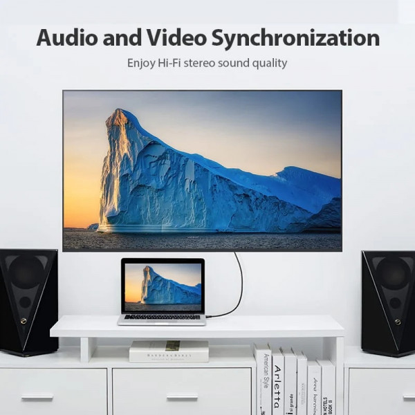 Кабель HDMI M - M, 1.0 м, V2.0, 4K 60Гц PVC Vention