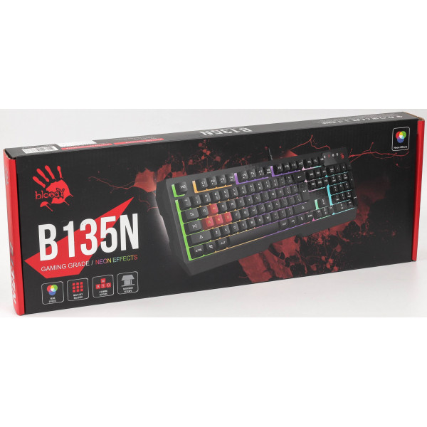 Клавіатура ігрова механічна A4-Tech B140N Bloody, USB чорна