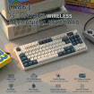 Клавіатура ігрова механічна Attack Shark K86 87кл.RGB, Wireless, TFT disp, Blue Whale Switch