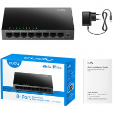 Комутатор Cudy GS108E, 8 портовий Gigabit Switch