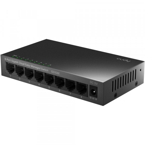 Комутатор Cudy GS108E, 8 портовий Gigabit Switch