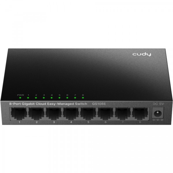 Комутатор Cudy GS108E, 8 портовий Gigabit Switch