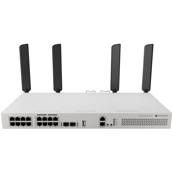 Комутатор Mikrotik CRS418-8P-8G-2S+5axQ2axQ-RM, 17xGig Eth ports (8 with 802.3af/at PoE-out support)