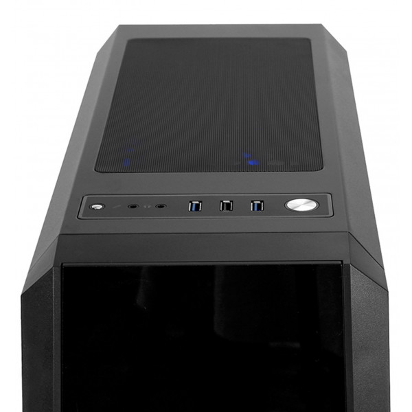 Корпус Chieftec SCORPION III GL-03B-OP 4x120mm A-RGB, ATX, без БЖ, Black