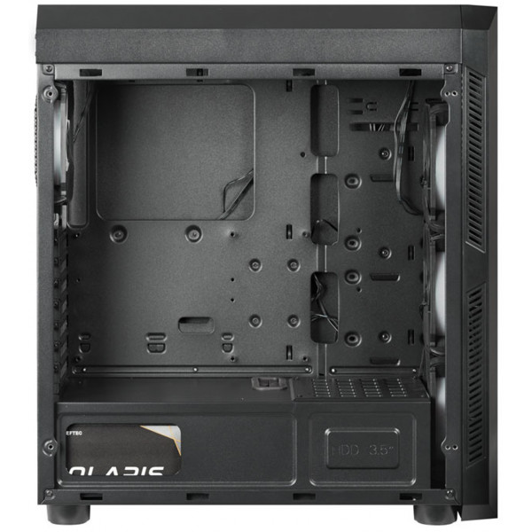 Корпус Chieftec SCORPION III GL-03B-OP 4x120mm A-RGB, ATX, без БЖ, Black