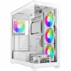 Корпус Xilence XILENT GLEAM ARGB X818.W.ARGB, без БЖ ATX WHITE