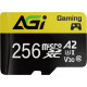 Memory card microSDXC 256Gb AGI Supreme TF138 (C10 UHS I U3 V30 A2) Retail + adapter