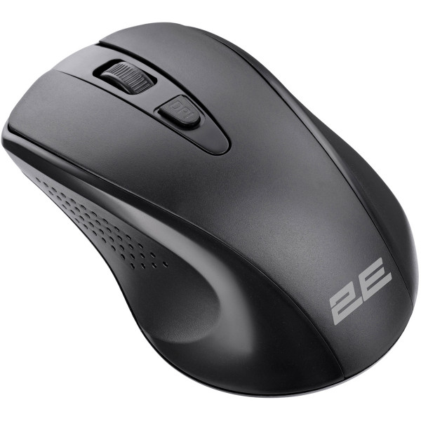 Мишка 2Е MF213, бездротова, 1600dpi, 4 кн., чорна USB