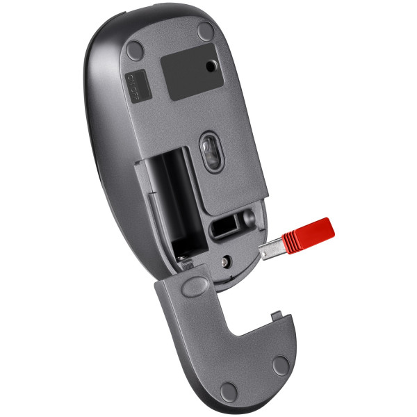 Мишка Defender Wave MM-995, бездротова, 4 кн. до 1600 dpi, безшумна, чорна