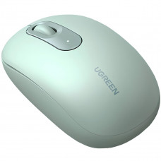Мишка UGREEN 2.4GHz MU105, бездротова, 2400dpi., 3кн., Зелена