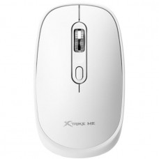 Мишка XTRIKE ME GW-119, бездротова Bluetooth+2.4G, 1600dpi., 4кн., Silent, біла