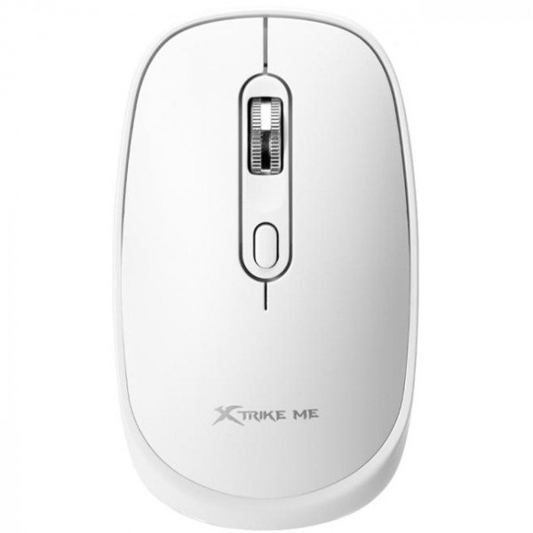 Мишка XTRIKE ME GW-119, бездротова Bluetooth+2.4G, 1600dpi., 4кн., Silent, біла
