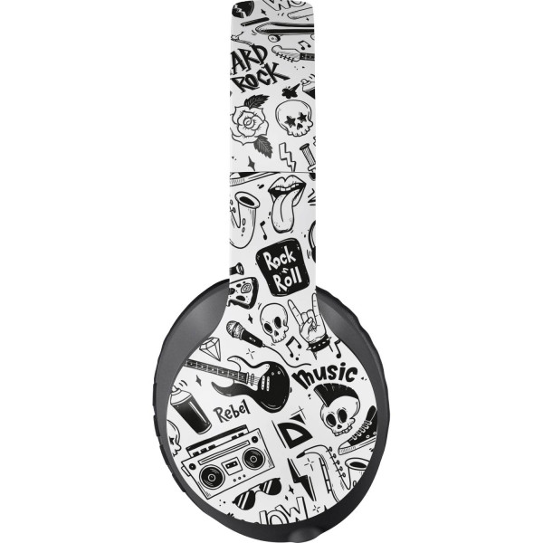 Навушники з мікрофоном Defender FreeMotion B595 Bluetooth, чорно-білий принт