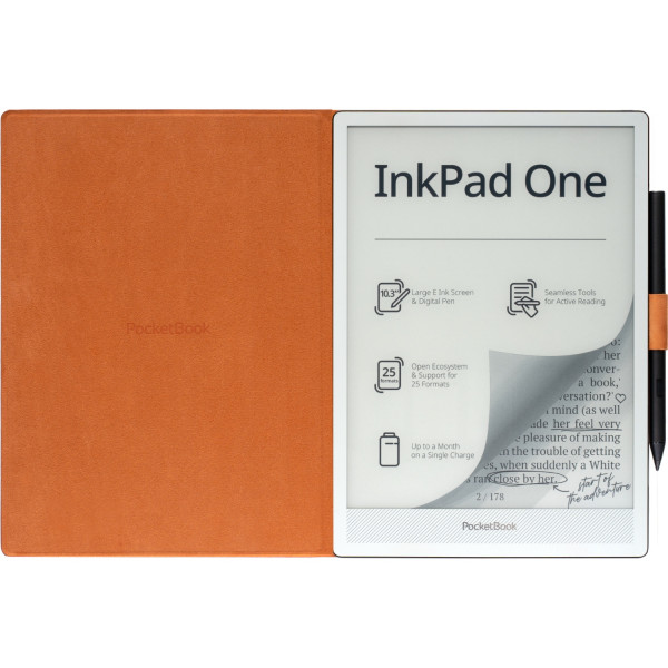 Обкладинка PocketBook 10.3", InkPAd One(PB1030), Magnetic folio cover, оранжева