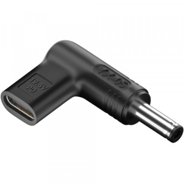 Перехідник живлення для ноутбуків PD Type-C-> DC19.5V 5.5*2.1мм(універсальний:Acer,HP,Fujitsu,Toshib