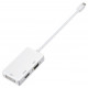 Перехідник mini DisplayPort M -> HDMI/VGA/DVI (24+5), FHD 1080p