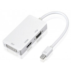 Перехідник mini DisplayPort M -> HDMI/VGA/DVI (24+5), FHD 1080p