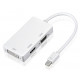 Перехідник mini DisplayPort M -> HDMI/VGA/DVI (24+5), FHD 1080p