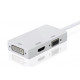 Перехідник mini DisplayPort M -> HDMI/VGA/DVI (24+5), FHD 1080p
