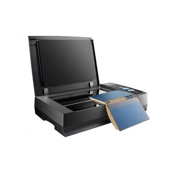 Сканер А4 Plustek OpticBook 3800L (1200dpi 48bit 8стор/хв LED планшетний книжковий чорний)