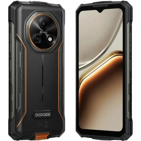 Смартфон Doogee Fire 7 6.6” IPS HD+ 90Hz 6GB/128GB /Dimensity 6300/ 64+16MP/ 13000mAh NFC Orange