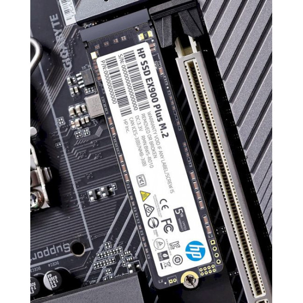 SSD 1Tb HP EX900 Plus M.2 2280 PCIe Gen3 x4 3D NAND, Retail