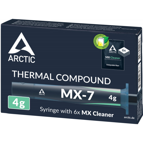 Термопаста Arctic MX-7. 4г + 6pcs MX Cleaner (ACTCP00092A)