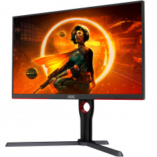 TFT 27" AOC Q27G3XMN/BK, MiniLED QHD IPS, 180Hz, 1ms, 2xHDMI, DP, HAS, Pivot, чорно-червоний