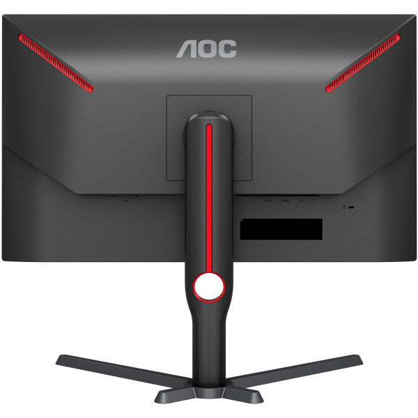 TFT 27" AOC Q27G3XMN/BK, MiniLED QHD IPS, 180Hz, 1ms, 2xHDMI, DP, HAS, Pivot, чорно-червоний