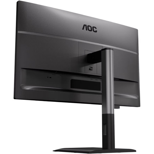 TFT 27" AOC Q27P4U, QHD, IPS, 120Hz, 2xHDMI, DP, USB-hub, HAS, Pivot, колонки, чорний