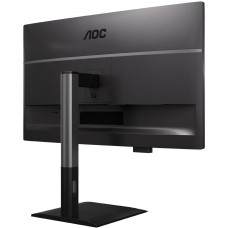 TFT 27" AOC Q27P4U, QHD, IPS, 120Hz, 2xHDMI, DP, USB-hub, HAS, Pivot, колонки, чорний