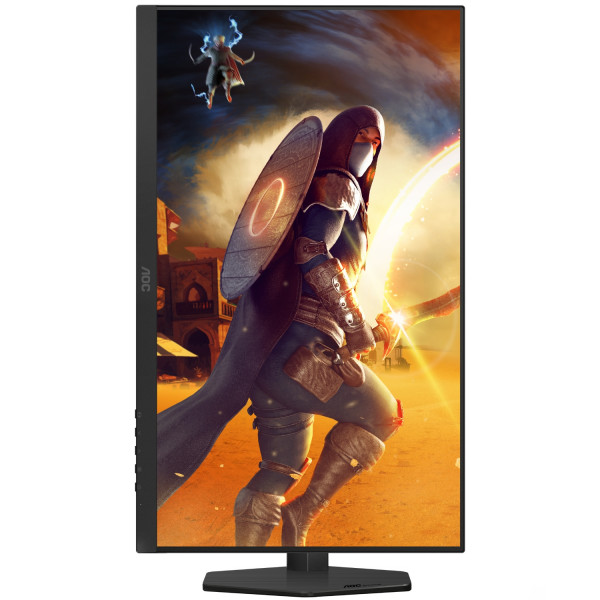 TFT 27" AOC U27G4R, UHD, IPS, 160Гц, 2хHDMI, DP, HAS, Pivot, чорно-червоний