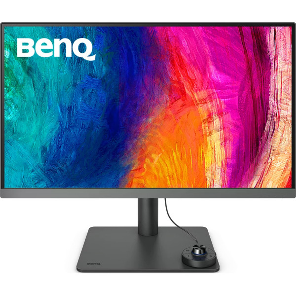 TFT 27" BenQ PD2706U, 4K UHD, IPS, 99% sRGB, HDR10, HDMI, DP, USB-C, USB-hub, HAS, колонки