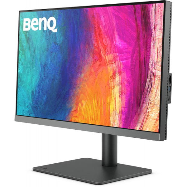 TFT 27" BenQ PD2706U, 4K UHD, IPS, 99% sRGB, HDR10, HDMI, DP, USB-C, USB-hub, HAS, колонки