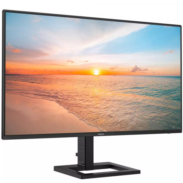 TFT 27" Philips 27E1N1300AE, IPS, 100Hz, 1ms, HDMI, USB-C, USB hub, HAS, колонки, чорний