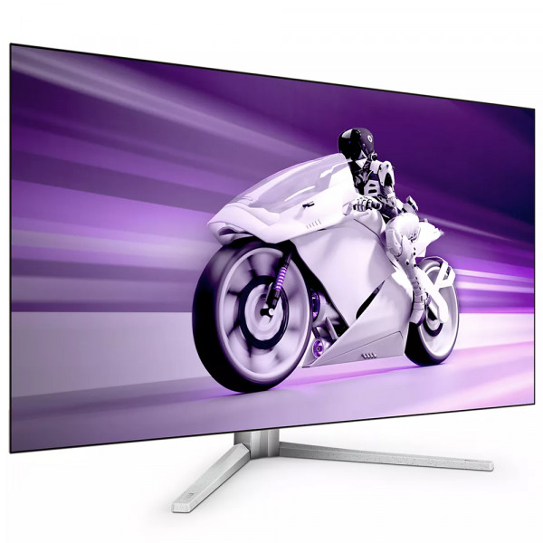 TFT 42" Philips 42M2N8900, OLED 4K UHD, 138Hz, 0.1ms, 2хHDMI, DP, USB-C, USB-hub, HAS, білий