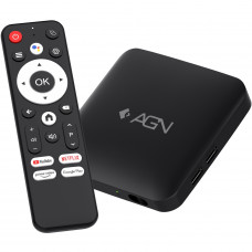 TV Медіаплеєр AGN Media Box Base 2/16Gb/ Amlogic S905L3/ Android 14/ WiFi 2.4G+5G/LAN:100M/