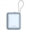 УМБ Choetech 10000mAh 35W PD3.0 USB-C In/Out, with buid-in type-C cabel голуба