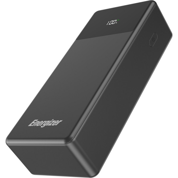 УМБ Energizer 27000 mAh 65W PD,QC3.0 USB-А, 2хUSB-C, Micro-USB, LCD display, Black