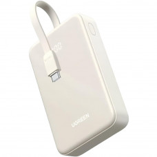 УМБ Ugreen 20000 mAh 30W PD3.0/QC3.0 USB-A,USB-С IN/OUT, with build-in USB-C Cable (PB521) бежевий