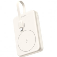 УМБ Ugreen Magnetic Wireless 10000 mAh 20W Build-in USB-C Cable (PB760) білий