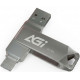 USB Flash AGI UE138A 128GB Dual Drive USB-C & USB-A USB 3.2 Gen1 Metal, Retail